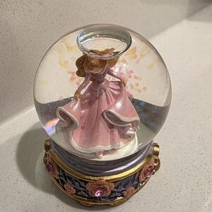 Pink Princess Snow Globe